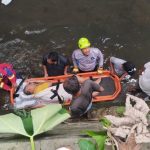 Damkar Bogor Evakuasi Pria Nyebur ke Sungai Ciparigi Saat Beri Makan Ayam